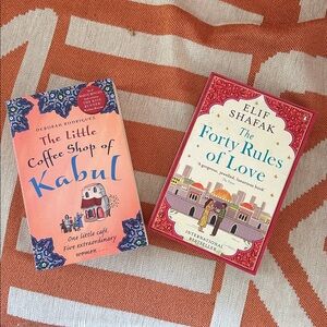 Set of Two Books: little coffee shop of Kabul and forty rules of love